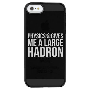 Funda Transparente Para iPhone SE/5/5s La física me da un Hadron grande