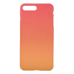 Funda Para iPhone 8 Plus/7 Plus Ombre rojo y anaranjado