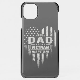 Funda Para iPhone 11 Pro Max Orgulloso Día de los Veteranos Vet Son de Vietnam