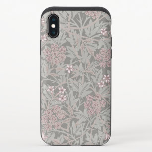 Funda Deslizante Para iPhone X Patrón de flores de William Morris Jasmine