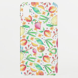 Funda Para iPhone XS Max Patrón de frutas tropicales coloridas de verano
