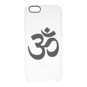Funda Transparente Para iPhone 6/6s Paz del ॐ del símbolo de OM Namah Shivaya Aum