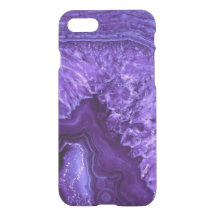 Piedra mineral de grano mineral ultravioleta púrpu