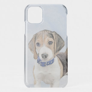 Funda Para iPhone 11 Pintura Beagle - Arte Perro Original Cuto