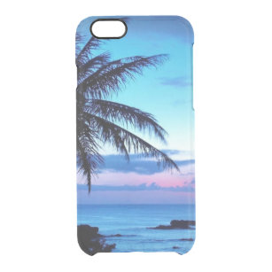 Funda Transparente Para iPhone 6/6s playa hermosa de Hawaii