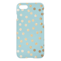 Purpurina Aqua Blue Gold con maleta de teléfono tr