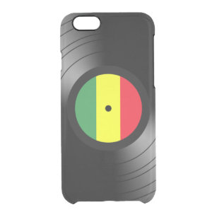 Funda Transparente Para iPhone 6/6s Reggae del vinilo