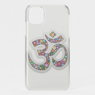 Funda Para iPhone 11 Símbolo de yoga floral de Namaste