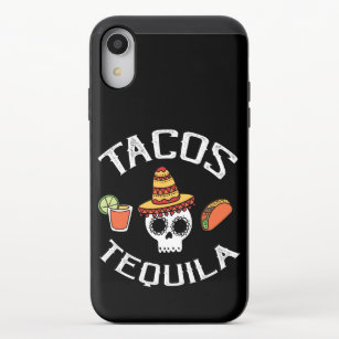 Funda Deslizante Para iPhone XR Tacos y Tequila