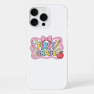 Funda Para iPhone 16 Pro Max De vuelta a la escuela Hola equipo de primer grado