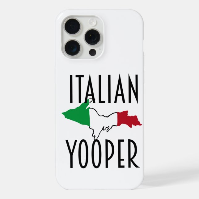 Funda para iPhone de Yooper italiano (Reverso )