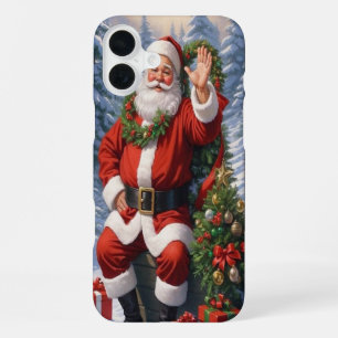 Funda Para iPhone 16 Plus Deck Your Tech: Fondo de escritorio para Navidades