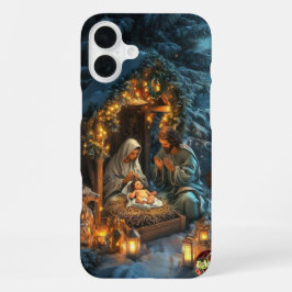 Funda Para iPhone 16 Plus Deck Your Tech: Fondo de escritorio para Navidades