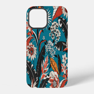 Funda Para iPhone 12 Deco Floral Artístico: Patrón Continuo Vintage