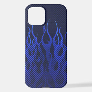 Funda Para iPhone 12 Decoración de las llamas azules en un