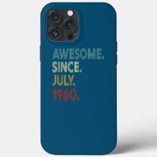 Funda Para iPhone 13 Pro Max Decoraciones de cumpleaños 62 años sorprendentes d