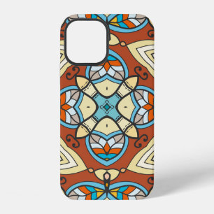 Funda Para iPhone 12 Decorativo patrón impecable dibujado a mano. Color