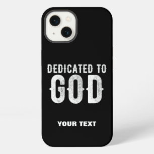 DEDICADO A DIOS TEXTO BLANCO PERSONALIZABLE GENIAL