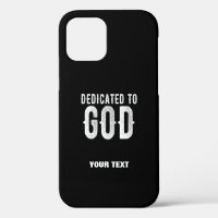 DEDICADO A DIOS TEXTO BLANCO PERSONALIZABLE GENIAL