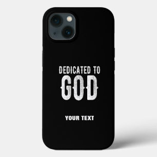 DEDICADO A DIOS TEXTO BLANCO PERSONALIZABLE GENIAL