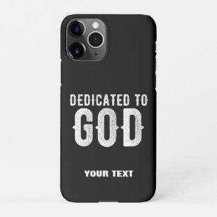 FUNDA PARA iPhone 11Pro DEDICADO AL TEXTO BLANCO DEL PERSONALIZABLE GUAY D