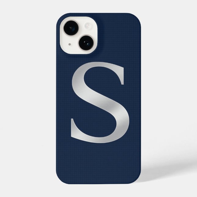 Funda Para iPhone “Deep Navy Phone Cover with Center trendy (Reverso )