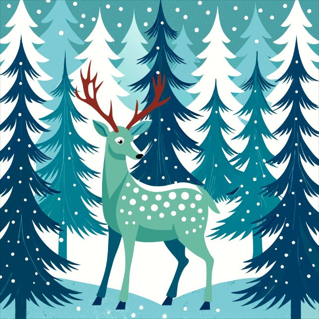 Funda Para iPhone Deer Illustration Phone Case (Subido por el creador)