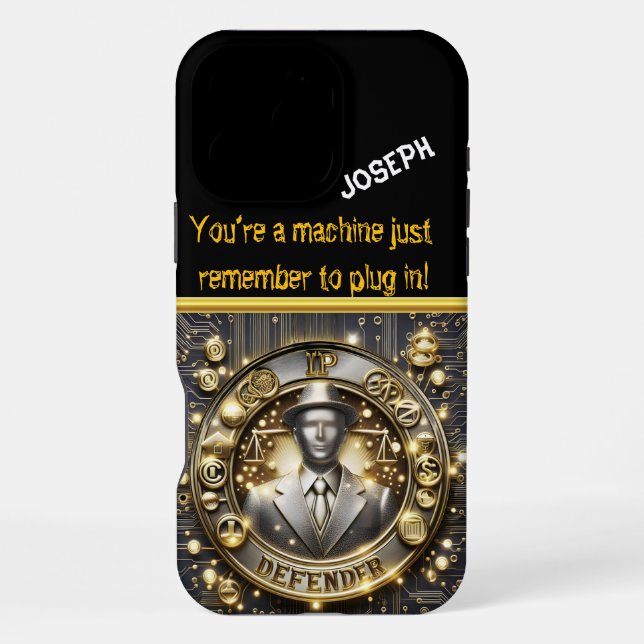 Funda Para iPhone Defensor de Derechos de Propiedad Intelectual (Reverso )