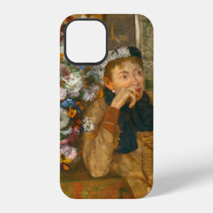 Funda Para iPhone 12 Degas Una mujer sentada junto a un jarrón de flore