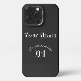 Funda Para iPhone 13 Pro "Dein Name" - The New Generation 01 - 