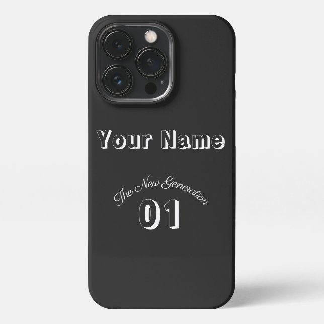 Funda Para iPhone "Dein Name" - The New Generation 01 -  (Reverso)