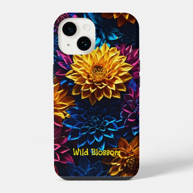 Funda Para iPhone Deja que tu teléfono florezca (Reverso )