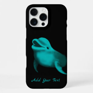 Funda Para iPhone 16 Pro Max Delfín Afortunado - Agrega tu Texto
