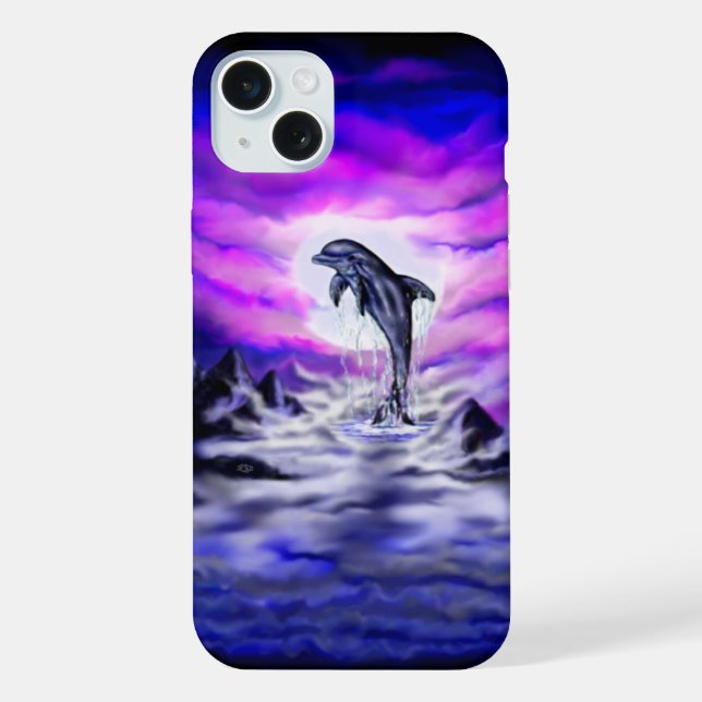 Funda Para iPhone Delfín lúfono (Reverso )