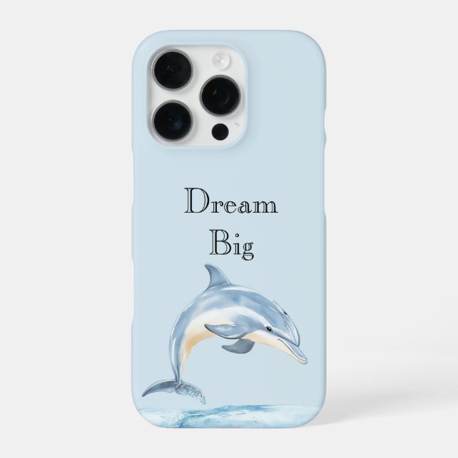 Funda Para iPhone Delfín Océano Playa (Reverso)
