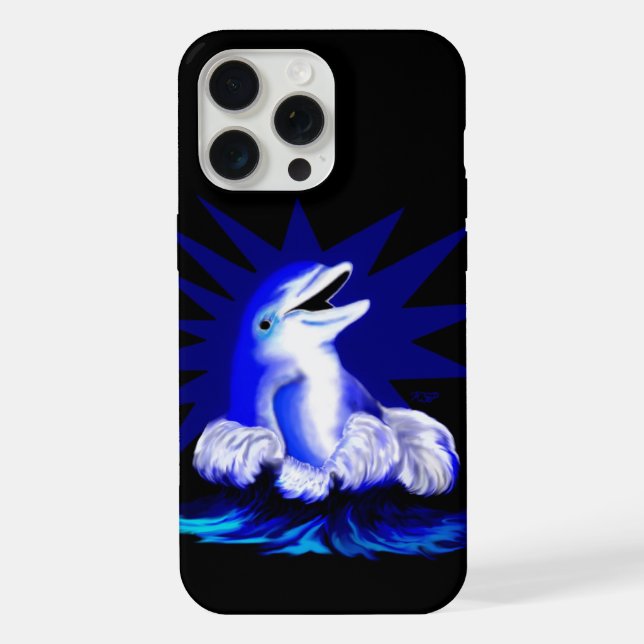 Funda Para iPhone Delfín Sonriente (Reverso )