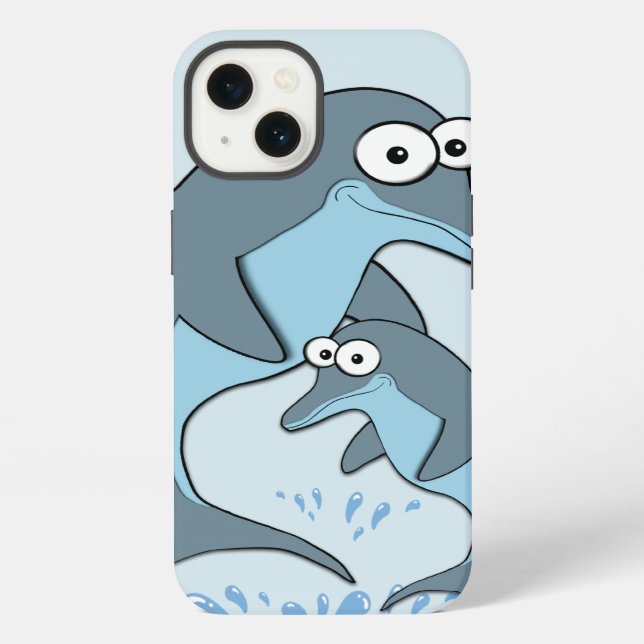 Funda Para iPhone Delfínes (Reverso )
