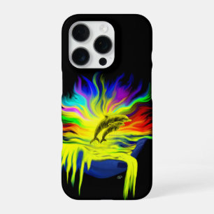 Funda Para iPhone 16 Pro Delfines al sol con mano