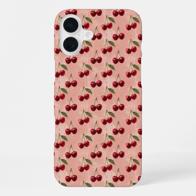Funda Para iPhone "Delicia de Cereza Encima" (Reverso )