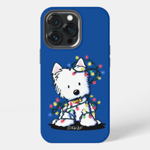 Funda Para iPhone 13 Pro Delicia Navideña de Westie KiniArt