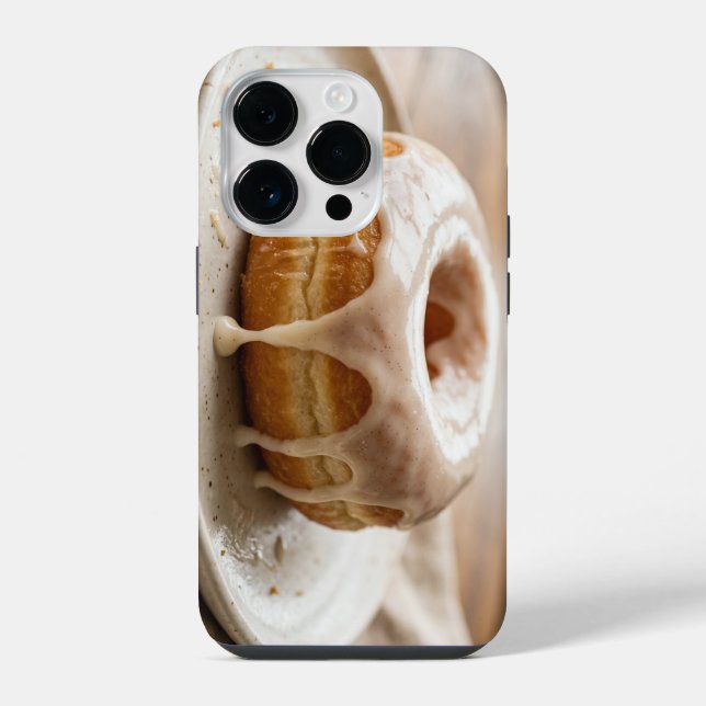 Funda Para iPhone Delicious Glazed Donut Icing Drip iPhone Case (Reverso )