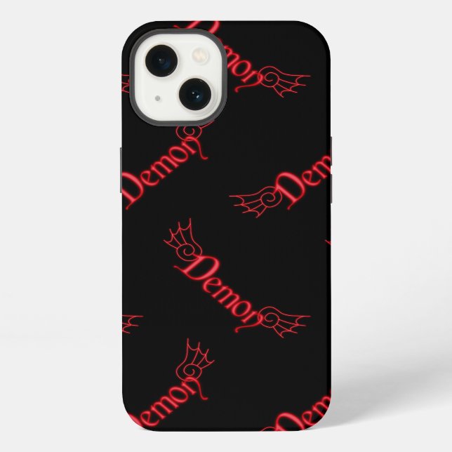 Funda Para iPhone Demonio Caído Con Alas (Reverso )