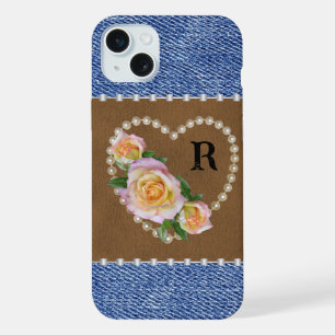 Denim occidental, cuero, perlas y Rosas