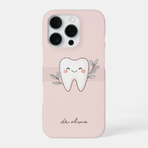 Funda Para iPhone 16 Pro Dental Bonito Rosa Personalizado
