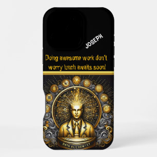 Funda Para iPhone 16 Pro Max Dentro de la creativa mentalidad de los científico