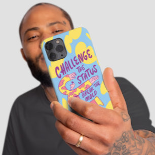 FUNDA PARA iPhone 16 PRO MAX DESAFÍA EL ESTATUS ROMPE EL MOLDE, AMOR PROPIO