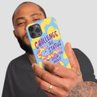 FUNDA PARA iPhone 14 PRO MAX DESAFIAR EL ESTATUTO DE ROMPER EL MOLDEO, AMAR A S