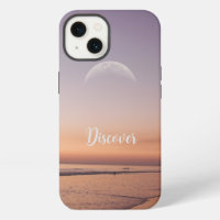 Descubra, Moon Over Beach en Dusk