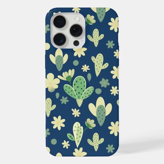 Funda Para iPhone Desert Cactus & Succulent Pattern (Reverso )