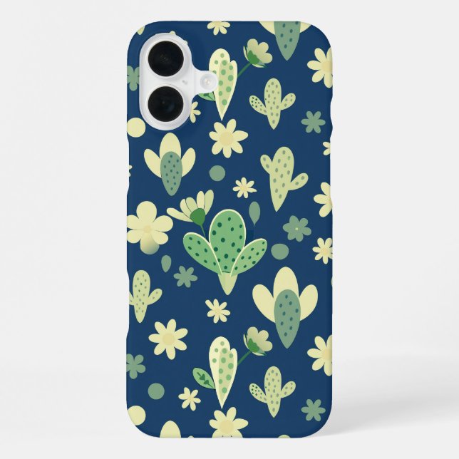 Funda Para iPhone Desert Cactus & Succulent Pattern (Reverso )